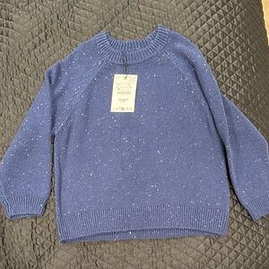 Boys Blue Speckled Knit Sweater